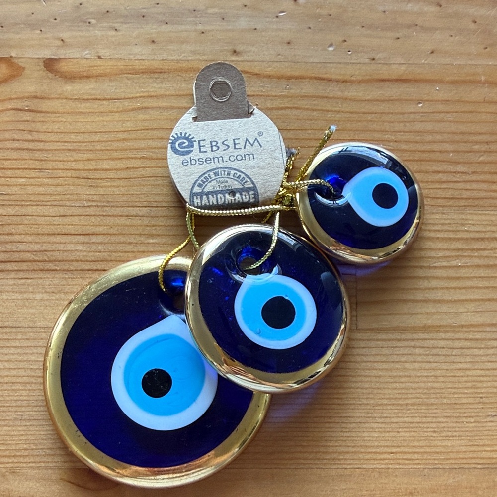 Blue Evil Eye Wall Hanging